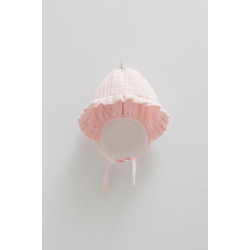 Caramell Müslin Şapka Pembe