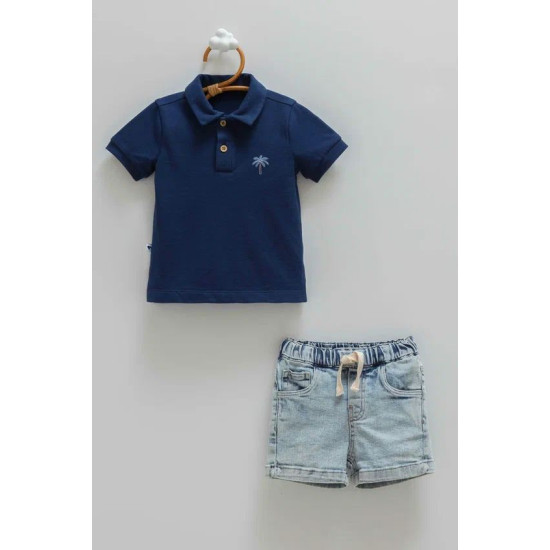 Caramell Jean Takım Lacivert