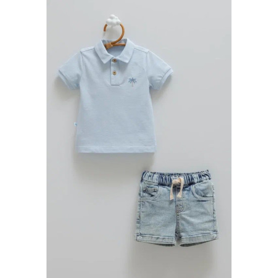 Caramell Jean Takım Mavi