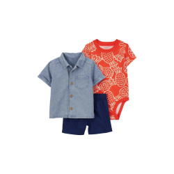 Carter's Erkek Bebek Set Turuncu