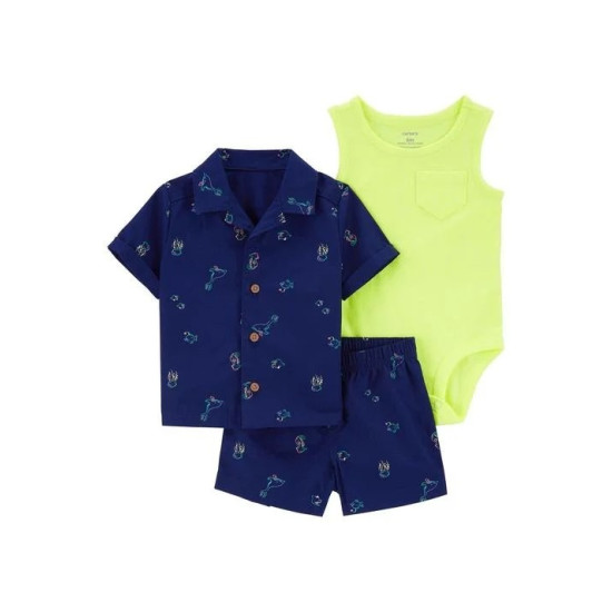 Carter's Erkek Bebek 3'lü Set Neon Carter's Erkek Bebek 3'lü Set Neon