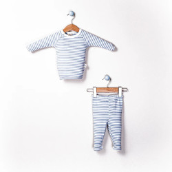 Coala Bamboo Çizgili Pijama Takımı 