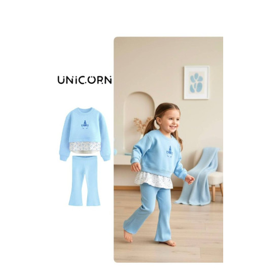 Lily Mavi Taytlı Takım