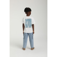 Escabel Sırt Detaylı T-shirt Beyaz