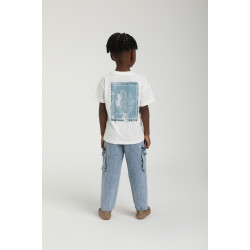 Escabel Sırt Detaylı T-shirt Beyaz
