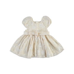 Monna Rosa Bej Elbise