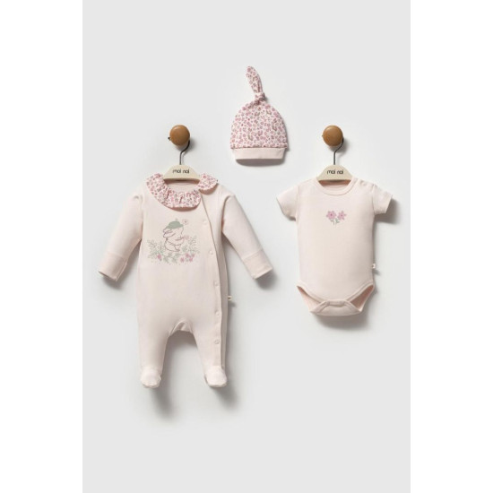 Moi Noi Tea Şapka Tulum Body Takım