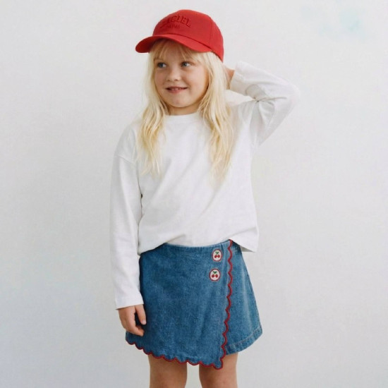 Lily Kiraz Detaylı Şort Etek