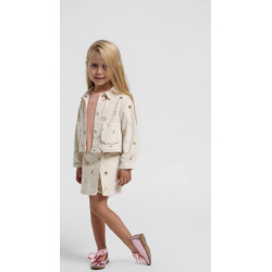 Escabel Nakışlı Bebe Ceket