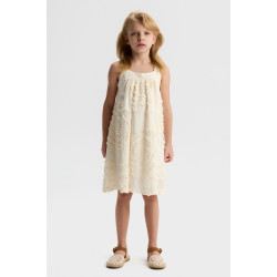 N.K Kids Wind Elbise Ekru