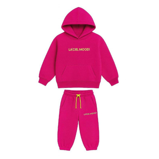 Lily Pembe Kapüşonlu Takım