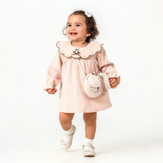 Lily Çantalı Tavşan Elbise