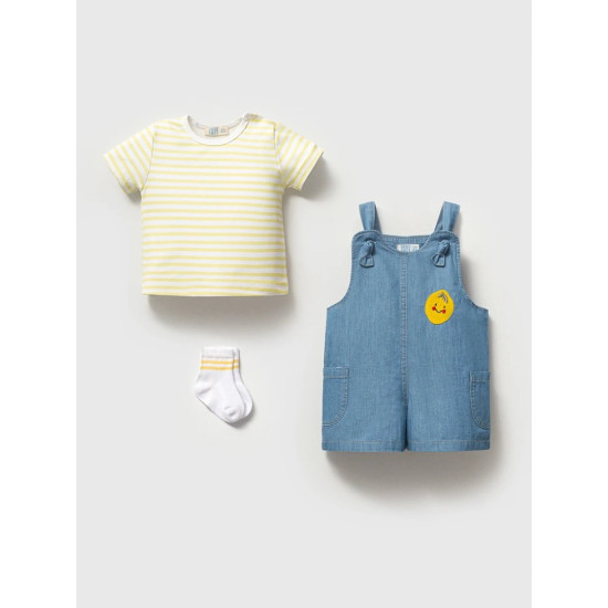 Limon Detaylı Salopet Takım