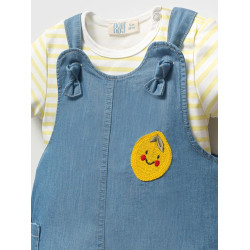 Limon Detaylı Salopet Takım