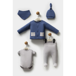 Moi Noi Navy Blue 5'li Set