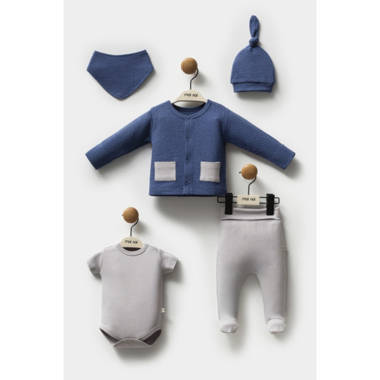 Moi Noi Navy Blue 5'li Set