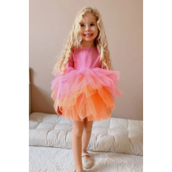 Lily Pembe Balerin Elbise 