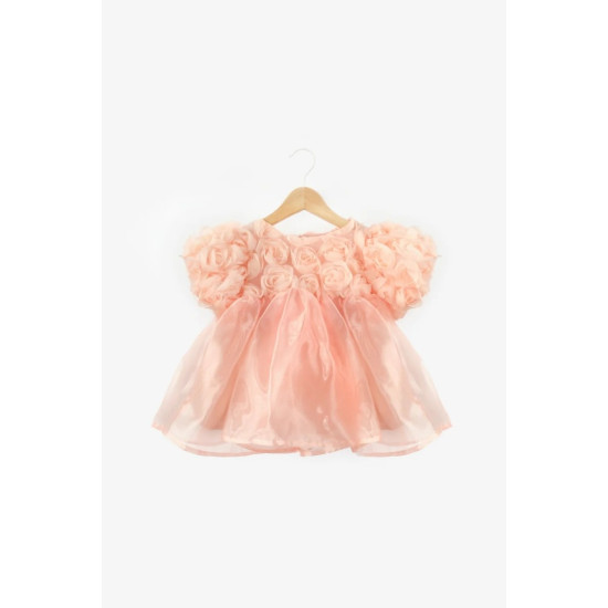 Lily Somon Gül Elbise