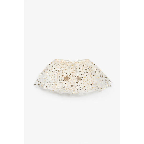 Lily Ekru Yıldız Detaylı Tütü Etek