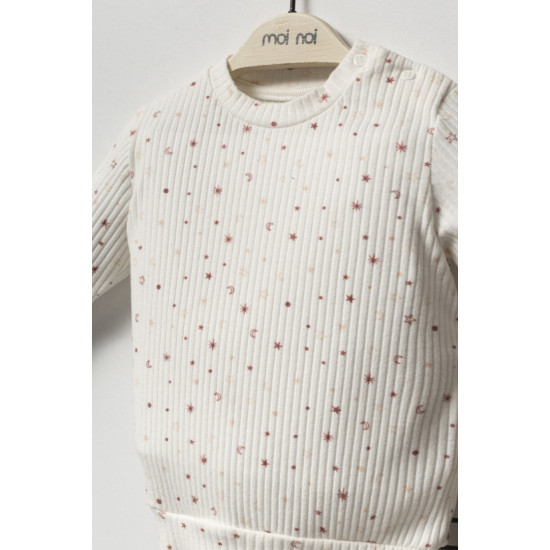 Moi Noi Ekru Fitilli Takım