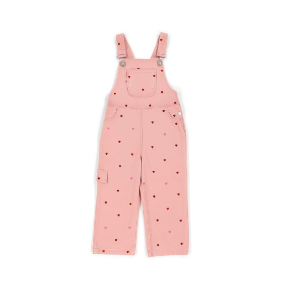 Patiquekids Denim Kalpli Salopet Set