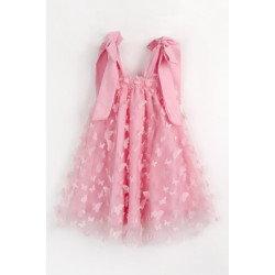Lily Kelebek Elbise Pembe