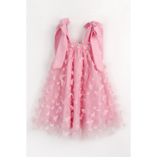 Lily Kelebek Elbise Pembe Lily Kelebek Elbise Pembe