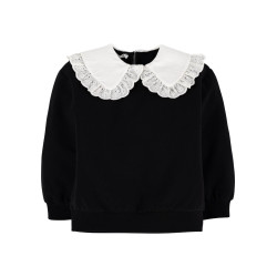 Mamino Dantel Yaka Sweatshirt 