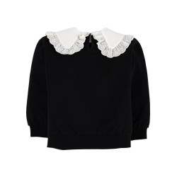 Mamino Dantel Yaka Sweatshirt 