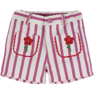 Mamino Pembe Çizgili Şort 