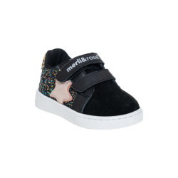Merli Rose Star Sneaker Siyah 