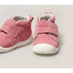 Merli Rose İlk Adım Süet  Bot  Pembe 