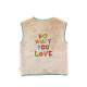 Mielakids Slogan Nakışlı Peluş Yelek