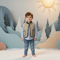 Lily Yelekli Takım Ekru