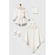 Moi Noi Bornoz Set - Çiçek