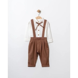Lily Salopet Takım Kahverengi